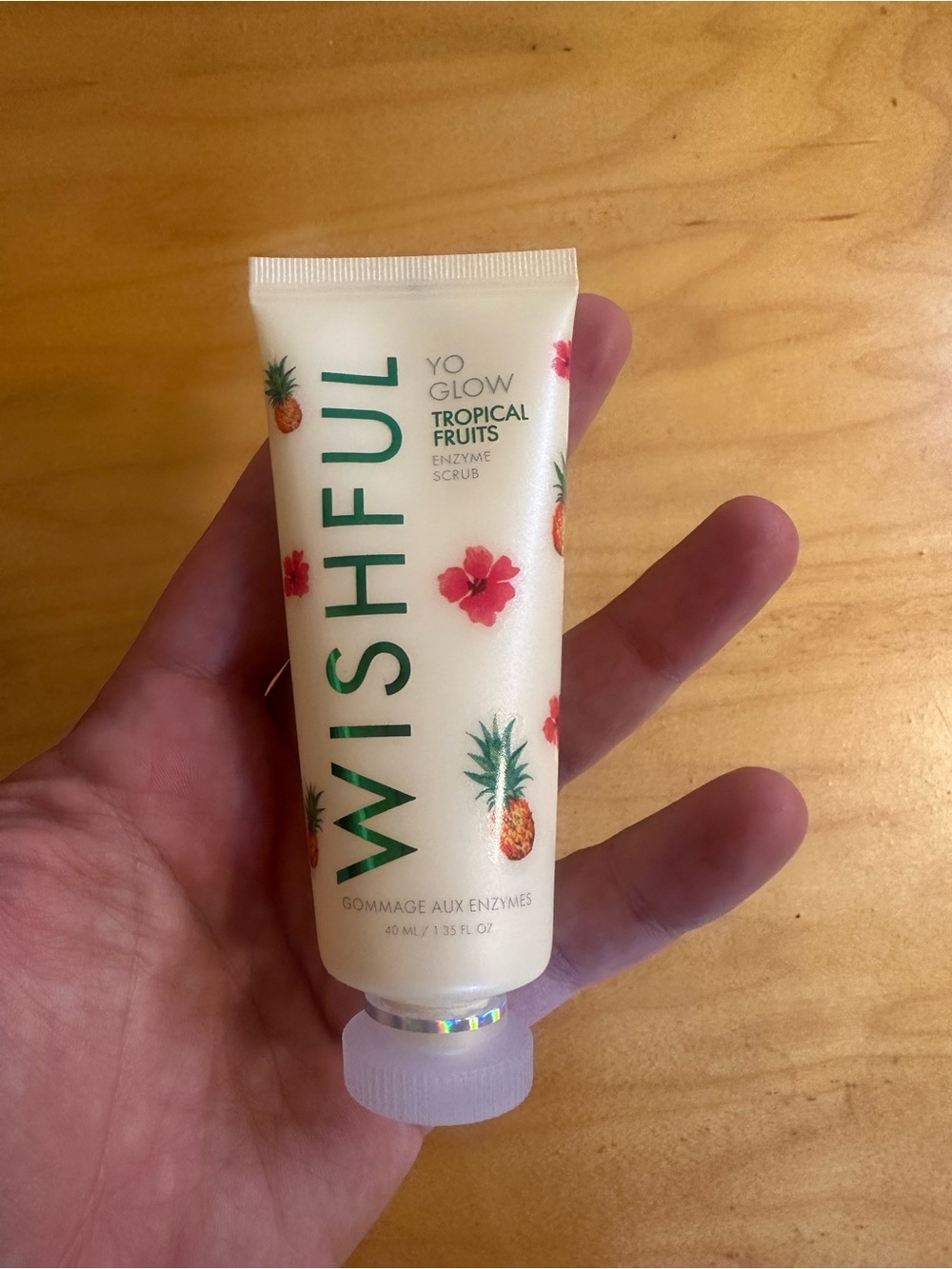 HUDA Beauty Wishful Yo Glow Enzyme Scrub Tropical Fruits New - Picture 8 of 8